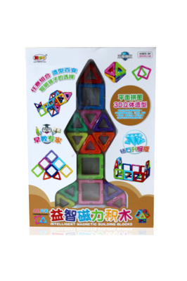 【快乐伙伴磁力片积木百变提拉磁性积木磁铁拼装建构片益智儿童玩具】-母婴-建构/拼插积木_积木/拆装/串珠/拼图/配对玩具_玩具/模型/动漫/早教/益智_母婴用品-方星玩具-蘑菇街优店